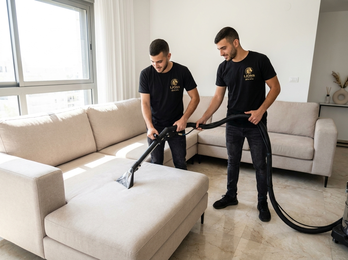 צוות Lions Clean בעבודה